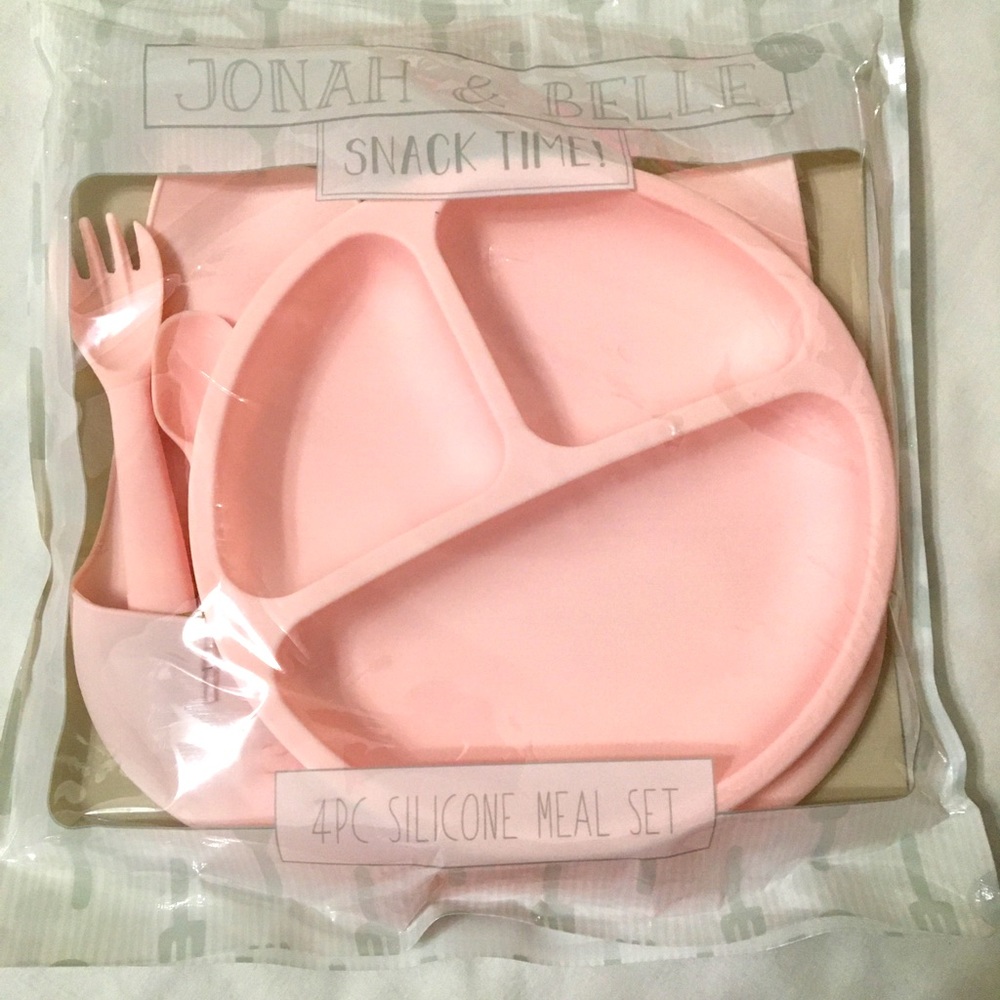 Silicone infant toddler meal set